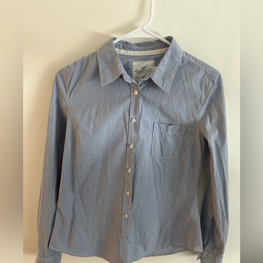 H&M Light Blue Button-Up Shirt